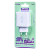 Remax Rp - U123 40w 1a+2c Kiddy Series Fast Charger, adapter