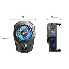 Remax Rt-f8i Series Clamp Phone Cooler Black