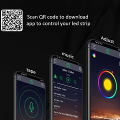 Gameak Collection RGB Led Strip Light RGB5050 Led with App Control with lighting & decor