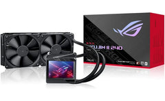 Asus Rog Ryujin Ii 240 Aio Liquid Cpu Cooler 240mm Radiator (two 120mm Fans) W/ 3.5" Lcd Display