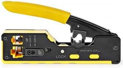 RJ45 NETWORK CRIMPER TOOL KIT ETHERNET PASS THROUGH