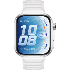 Huawei Smart Watch Fit 5Pro, Up to 10Days Battery Life, Works with Android & IOS, White - 55020HRE
