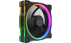 ASUS Prime MR120 aRGB Fan, 1600 RPM Fan Speed, 58 CFM Fan Airflow, Standard Blade, Dual-Sided Lighting, Sleeve Bearing, Single Pack, Black