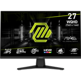 MSI MAG 274QF X24 27" Rapid IPS 2K 240Hz 0.5ms HDR Ready sRGB 130% AMD FreeSync™ Premium AI Vision & Console Mode w/ 2x HDMI & DisplayPort - Black