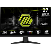 MSI MAG 274QF X24 27" Rapid IPS 2K 240Hz 0.5ms HDR Ready sRGB 130% AMD FreeSync™ Premium AI Vision & Console Mode w/ 2x HDMI & DisplayPort - Black
