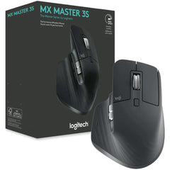 Logitech Mx Master 3s Wireless Performance Mouse Ultra Fast Scrolling Ergo 8k Dpi Track On Glass Quiet Clicks Usb C Graphite