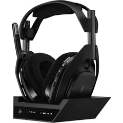 Logitech G Astro A50 X Omni Platform Wireless Gaming Headset + Base Station For Ps5, Xbox, Pc: Playsync Video & Audio Switcher, Hdmi 2.1 4k 120hz Vrr, <24 Bit/48 Khz, 24hr Battery, 2.4ghz & Bt Black