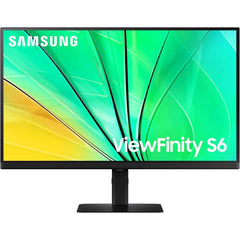 Samsung 27" Viewfinity S6 (s60d) Ips Qhd 2k 100hz Hdr10 Height Adjustable Stand W/ Hdmi, Displayport, Usb A Black