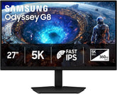 Samsung Odyssey G8 Hg806 27 Inch Fast Ips Dual Mode 5k 180hz & Qhd 360hz 1ms Hdr10+ Gaming Monitor