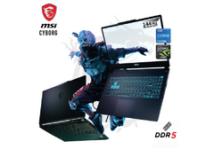 Laptop MSI Cyborg 15 A13VF Core i7-13620H 13th Generation RTX 4060 8GB DDR6 15.6" 144Hz Translucent Black