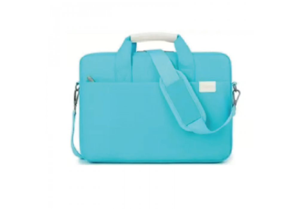 OKADE Bag Laptop Material Polyester Waterproof Heavy Duty T67 15.6'' - Light Blue
