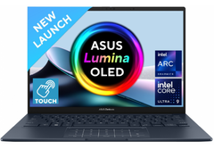 Laptop ASUS Zenbook 14 OLED Light Weight Laptop, Intel vPro® Enterprise Intel® Core™ Ultra 9 Processor 285H Up to 5.4 GHz 14 Inch, 3K (2880 x 1800) OLED TOUCH Ponder Blue - Windows 11 Home