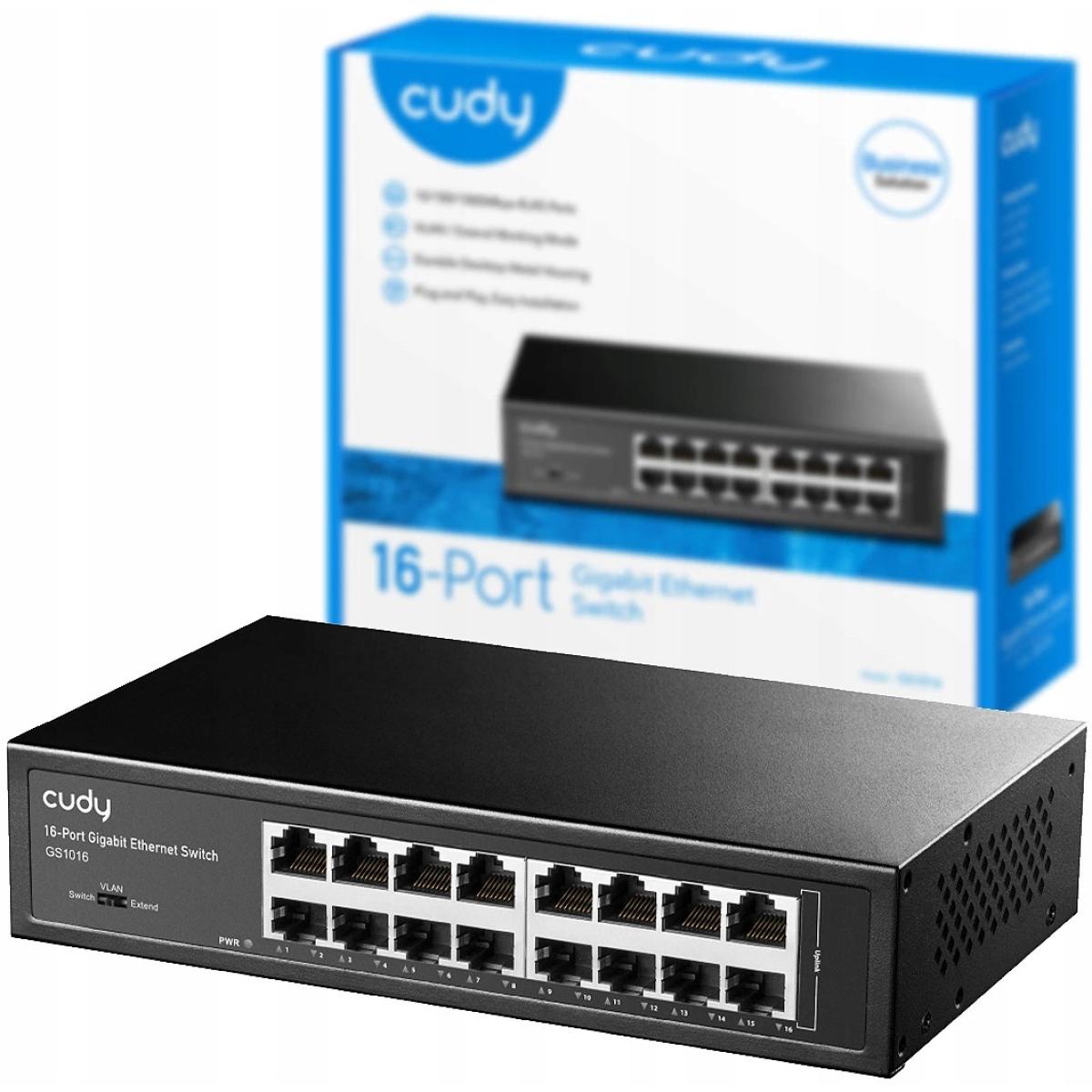Cudy Gs1016 16 Port Gigabit Ethernet Unmanaged Switch Desktop/rackmount Fanless Plug And Play Cudy Gs1016 16 Port Gigabit Ethernet Unmanaged Switch Desktop/rackmount Fanless Plug And Play