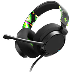 Skullcandy SLYR Pro Wired Lightweight Gaming Headphone (USB-C to USB-A, 3.5mm Aux) Over-Ear Headset w/ Smart Clear Microphone, Rich, Clear Audio, Enhanced Sound Perception, Multi-Platform PC Or Console - Black Digi Hype | S6SPY-P003 | - CompuMe