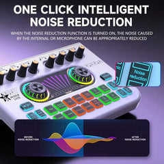 Sound Card English Cross - border X3 Sound Card Special Effects Live Recording with streaming equipment