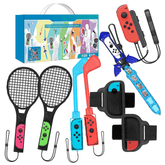Sports Game Accessories Bundle for Ns Switch Sport Accessories, 9 in 1