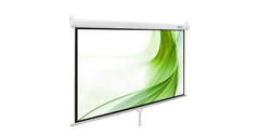 iView White 180x180cms Manual Wall/Ceiling Projector Screen
