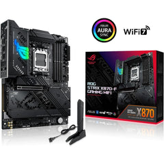 Asus Rog Strix X870 F Gaming Wifi 7 Amd X870 Am5 Atx 4x M.2 Slots Ddr5 Usb 3.2 Gen 2x2 Type C® Usb4® Header & 2.5gb Ethernet - CompuMe