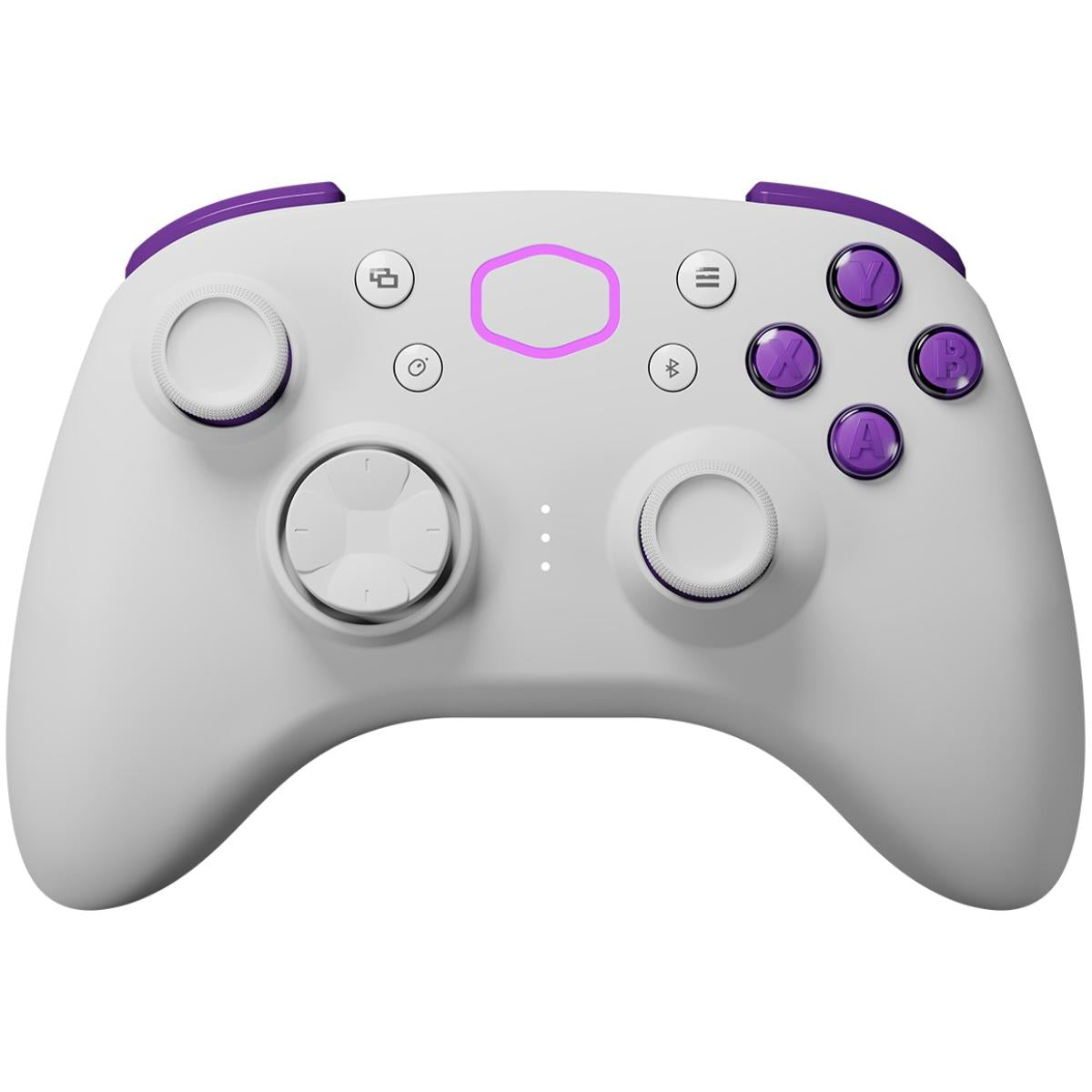 Cooler Master Storm Controller (White) Ergonomic Multi-Host Wireless (Bluetooth 5.0) & Wired via USB-C Gaming Controller Up To 40-Hours Battery Life - Xbox Layout Joystick For Win, iOS & Android | CMI-GSCX-W1 | - CompuMe Cooler Master Storm Controller (White) Ergonomic Multi-Host Wireless (Bluetooth 5.0) & Wired via USB-C Gaming Controller Up To 40-Hours Battery Life - Xbox Layout Joystick For Win, iOS & Android | CMI-GSCX-W1 | - CompuMe