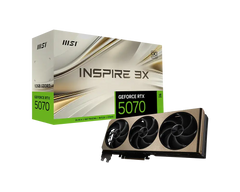 Msi Geforce Rtx 5070 Inspire 3x Oc 12gb Gddr7 Graphics Card