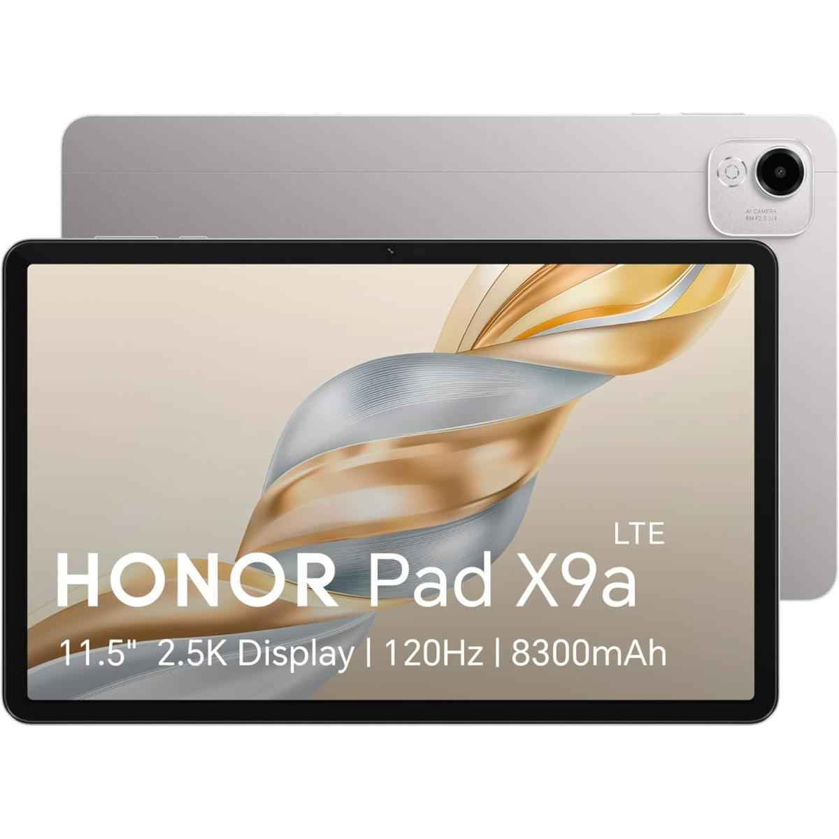 Honor Pad X9a (2025) 11.0" Android Lte Tablet (128gb Storage / 8gb + 8gb Memory) W/ Metal Unibody & Eye Comfort Display & Big Battery + Free Honor Cover , Space Grey