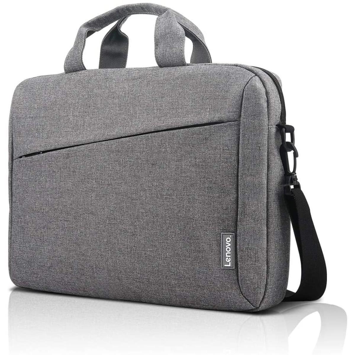 Lenovo Laptop Shoulder Bag T210 Up To 16.0" Laptop Sleek Durable & Water Repellent Fabric Lightweight Toploader Grey - CompuMe Lenovo Laptop Shoulder Bag T210 Up To 16.0" Laptop Sleek Durable & Water Repellent Fabric Lightweight Toploader Grey - CompuMe