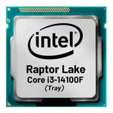 Intel 14Gen i3-14100F 3.5 GHz 4-Core LGA 1700 Desktop Processor, 4 Cores & 8 Threads, 4.7 GHz Max Turbo Frequency, 12MB Cache Memory , Tray