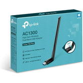 Tp Link Archer T3u Plus Usb Wifi Adapter For Desktop Pc, Ac1300 Usb 3.0 Wireless Dual Band Network Adapter With High Gain Antenna, Mu Mimo, Windows 11/10/8.1/8/7/xp, Mac Os 10.9 10.15