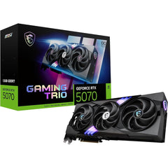 Msi Geforce Rtx 5070 Gaming Trio Oc 12gb Gddr7 192 Bit Memory, 2610 Mhz Boost Clock, 6144 Cuda Cores, 28 Gbps Memory Speed, Pci Express Gen 5