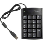 Targus Ultra Mini Usb Keypad With Usb Port Conneor True Plug And Play Device Connes With Laptop Desktop & Other Devices Black