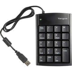 Targus Ultra Mini Usb Keypad With Usb Port Conneor True Plug And Play Device Connes With Laptop Desktop & Other Devices Black