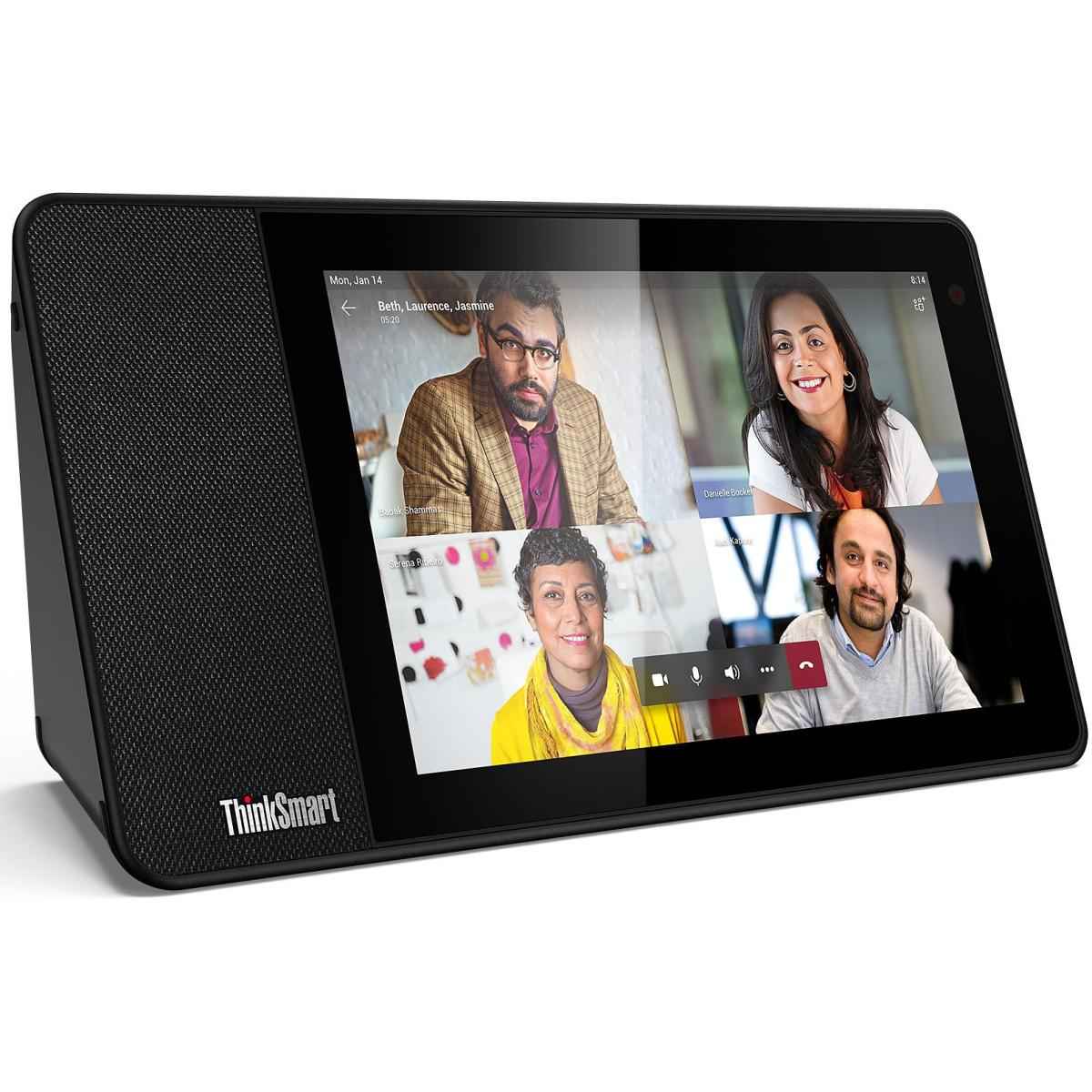 Lenovo Thinksmart View Wifi 8" Hd Smart Touch Screen Video Conference Equipment Integrated Audio & Smart Camera ( For Zoom Only) Black
