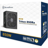 SilverStone Triton 850Rx Gold 850W (ATX 3.1) PCIE 5.1 (12V-2x6 ) 80 Plus Gold Fixed Cables - High Performance Power Supply w/ Silent 120mm Fan | SST-TR850R-GF |