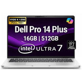 Dell Pro 14 Plus PB14250 (2026) AI Capable PC NEW Intel® Ultra 7 Gen II 266U vPro 8-Cores Elegant & Durable Aluminum Design w/ 3 Years Wrranty , Platinum Silver