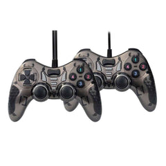 Twin Dual Shock USB Wired Gamepad Joystick