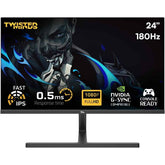 TwistedMinds 24" FHD Flat Gaming Monitor, Fast IPS, 180Hz, 0.5ms, Console Ready HDMI 2.1, HDR, Nvidia G-SYNC & AMD-SYNC | TM24FHD180IPS |