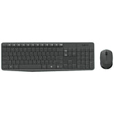 Logitech wireless keyboard and mouse combo for computer setup