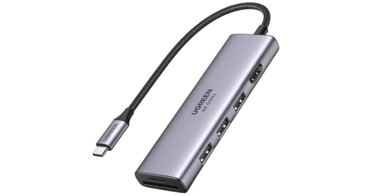 UGREEN 6-in-1 USB C Hub 4K@60Hz