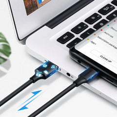 UGREEN 60116 USB-A TO USB-C FAST CHARGING AND DATA SYNC CABLE 3A – 1M