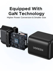 Ugreen 65007 Usb C Gan Infinity Fast Charger 30w Eu