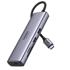 UGREEN 7-in-1 USB-C Hub with 4K@60Hz HDMI, 100W PD & SD/TF Card Reader