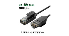 UGREEN Cat6A Pure Copper Ethernet Cable 0.5M – Black -70331