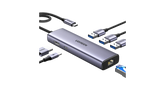 UGREEN Revodok 6-in-1 USB-C Hub with 4K HDMI & Gigabit Ethernet Adapter