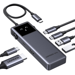 UGREEN USB-C Multiport Adapter – HDMI 4K@60Hz, Gigabit RJ45, 100W PD, 2x USB-A 3.0