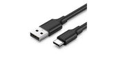 UGREEN US287 USB to USB - C Cable - 3A Fast Charge - 480Mbps - 1.5 meter - Black