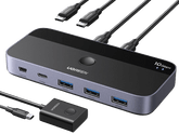 UGREEN 15705 USB 3.0 Switch for 2 Computers – 1 USB-C & 3 USB-A Ports