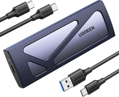 UGREEN 15813 M.2 NVMe/SATA SSD Enclosure – 10Gbps, Up to 8TB