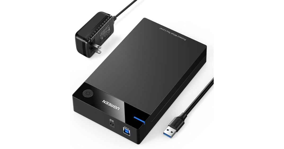 UGREEN External Hard Drive Enclosure for 3.5