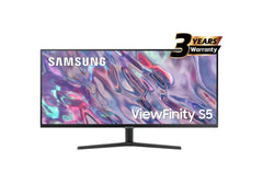 SAMSUNG ViewFinity S5 (C500) 34" UWQHD (3440 X 1440) Flat Business Monitor VA, 100Hz, 5MS, 10 Bit, 1.07B Colors, HDR10, FreeSync w/ Ultrathin Bezel Display- 3 Years Warranty