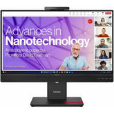 Lenovo ThinkVision T24-4v 24" IPS Full HD 120Hz Conferencing Monitor Adjustable Stand Built In 5MP Webcam & Speakers & Mic w/ HDMI , DP, VGA & USB Hub